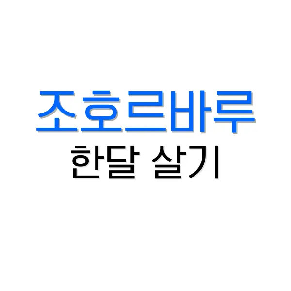 말레이시아 조호르바루 한달살기