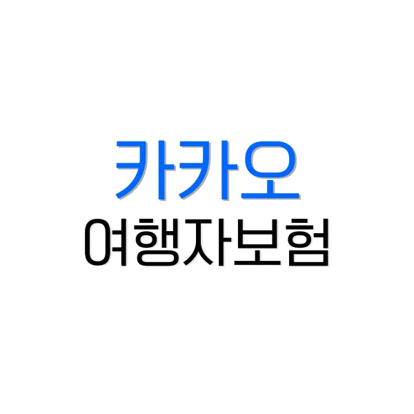 카카오 여행자보험